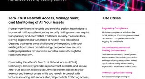 HackerOne Gateway Solution Brief